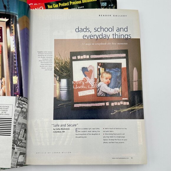 Creating Keepsakes 3 Scrapbook Magazines Crafting Photos - Picture 11 of 13